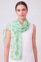 Watercolour Heart Print Scarf