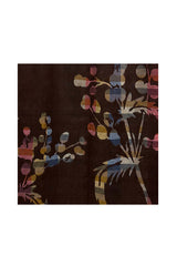 Women’s Abstract Floral & Stripe Tassel Scarf
