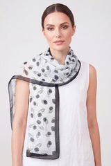 Tulip Floral Print Lightweight Scarf