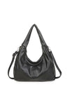 Women’s Classic Soft Hobo Shoulder Bag with Detachable Crossbody Strap