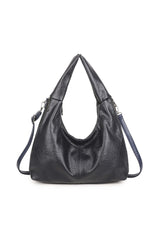 Women’s Classic Soft Hobo Shoulder Bag with Detachable Crossbody Strap
