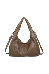 Women’s Classic Soft Hobo Shoulder Bag with Detachable Crossbody Strap
