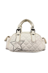 Women’s Quilted Star Stud Mini Handbag with Crossbody Strap