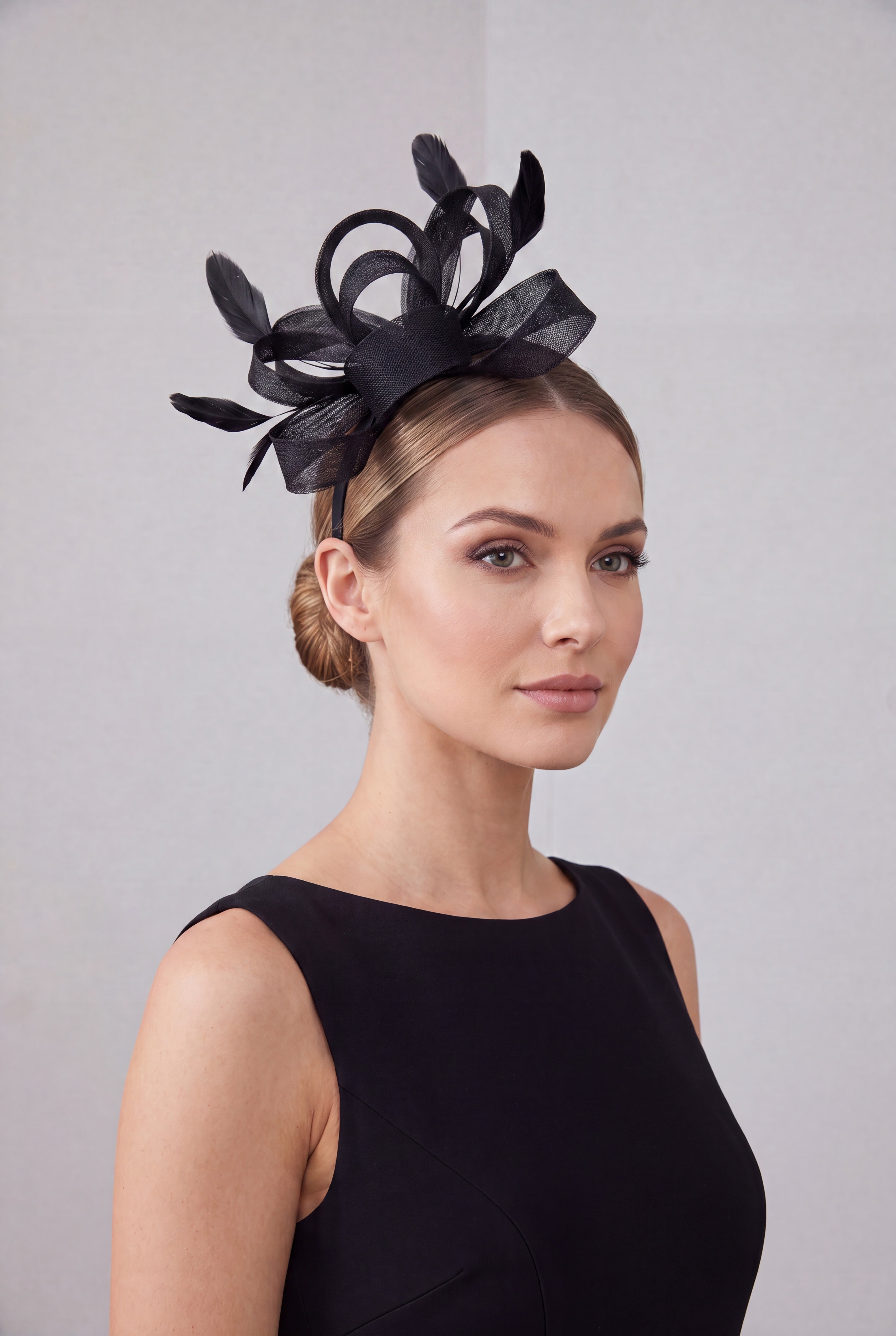 Feather Loop Fascinator Headband fo Royal Ascot & Race Day