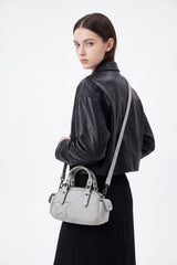 Women’s Quilted Star Stud Mini Handbag with Crossbody Strap