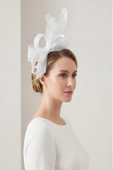 Modern Mesh Bow Fascinator Headband