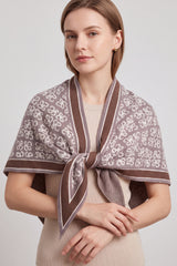 Women’s Reversible Floral Geo Triangle Scarf