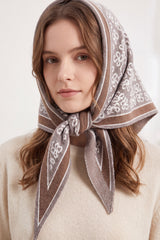 Women’s Reversible Floral Geo Triangle Scarf