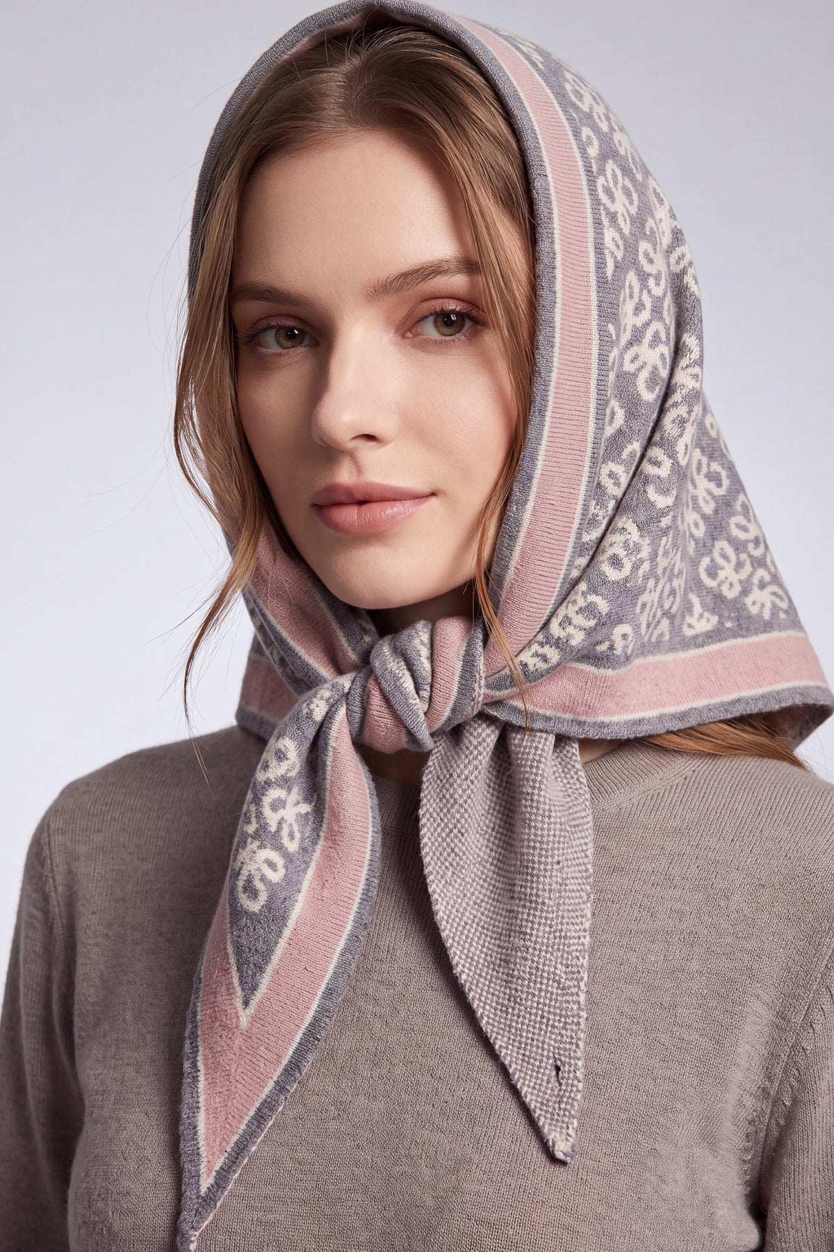 Women’s Reversible Floral Geo Triangle Scarf