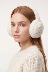 Fluffy Earmuffs with Pearl Detail