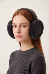 Women's Plush Faux Fur Suede-Look Winter Earmuffs