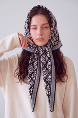 Women’s Reversible Floral Geo Triangle Scarf