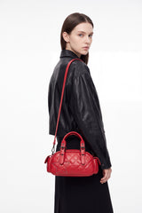 Women’s Quilted Star Stud Mini Handbag with Crossbody Strap